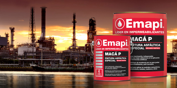 Pintura asfáltica de secado rápido